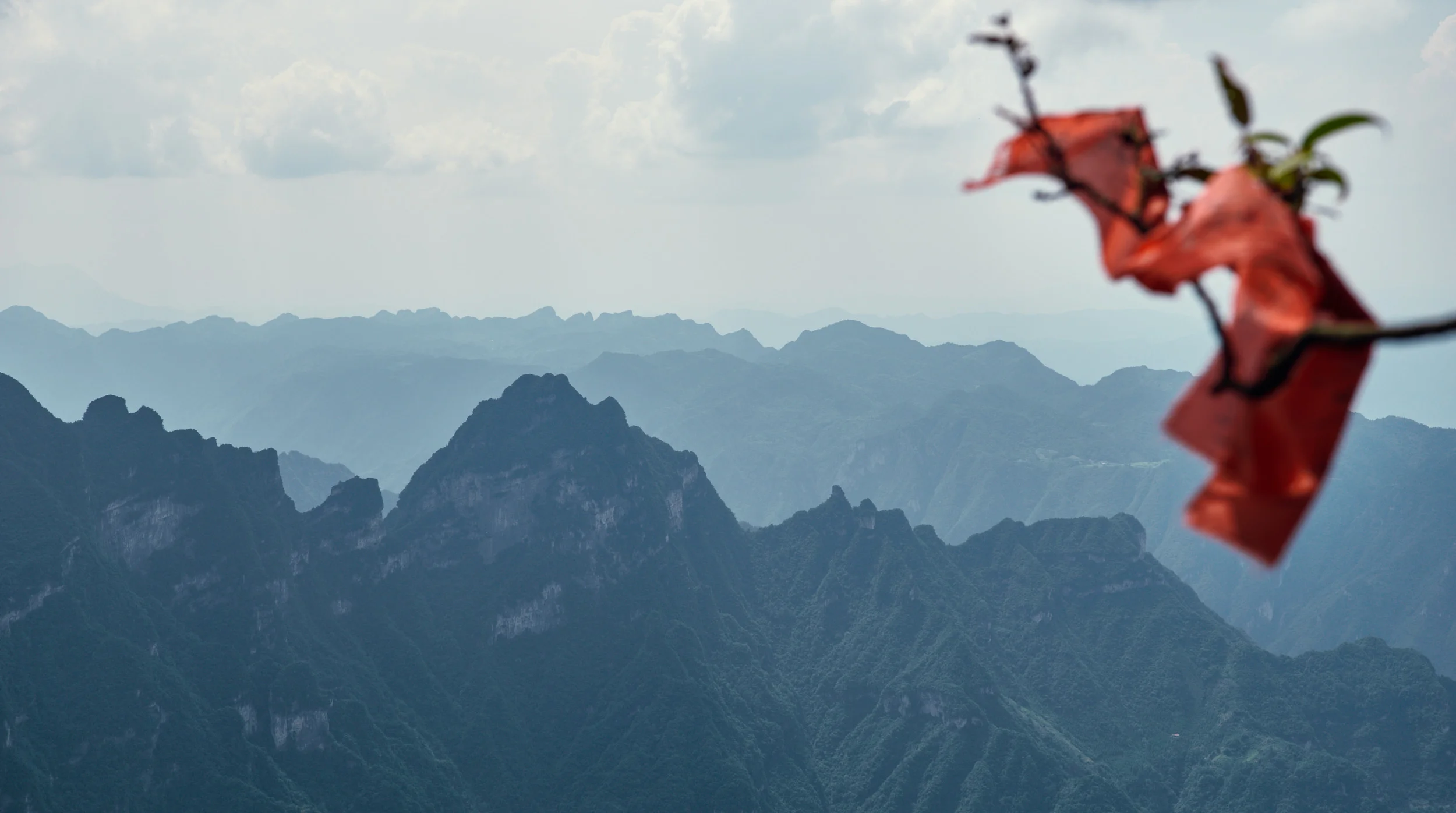 View from Tianmen Mountain